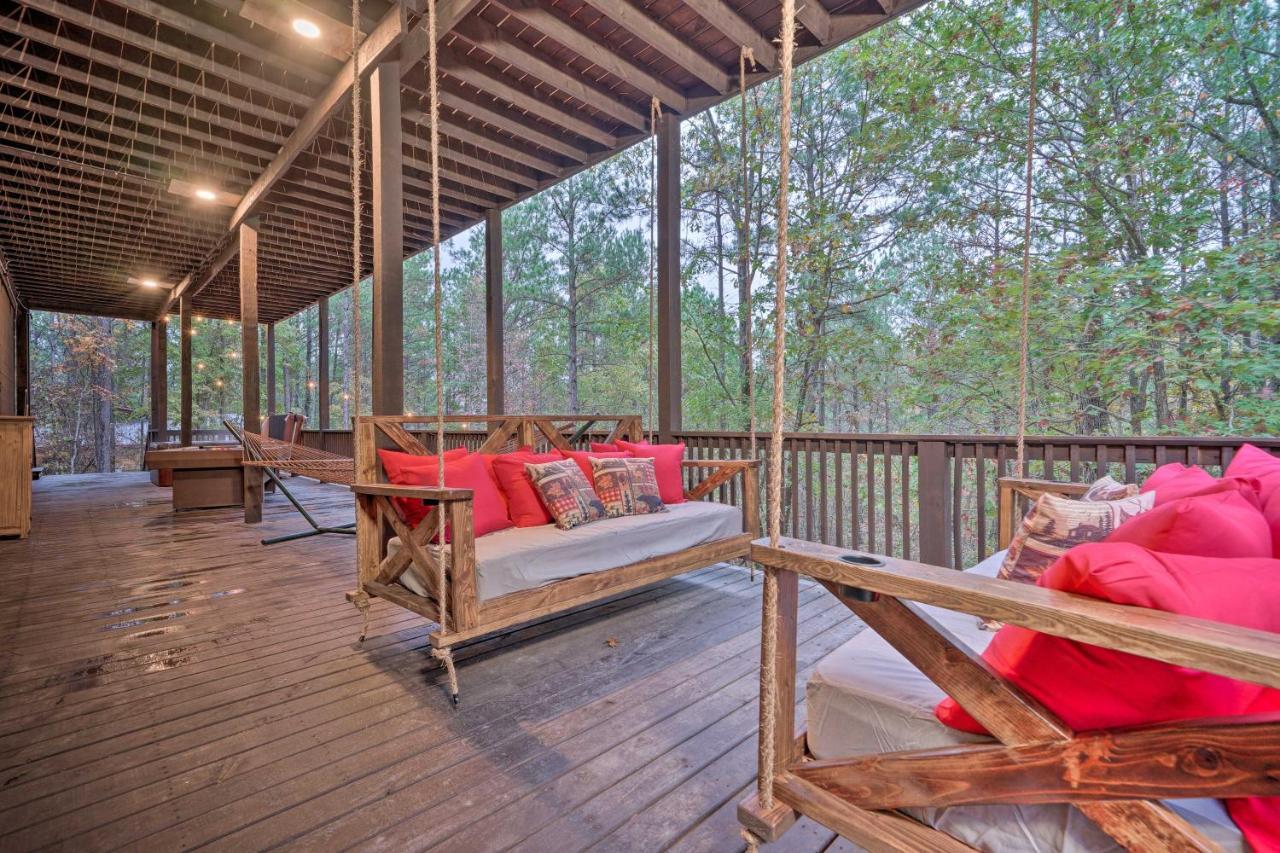 Broken Bow Cabin Deck With Hot Tub And Pool Table! Zewnętrze zdjęcie